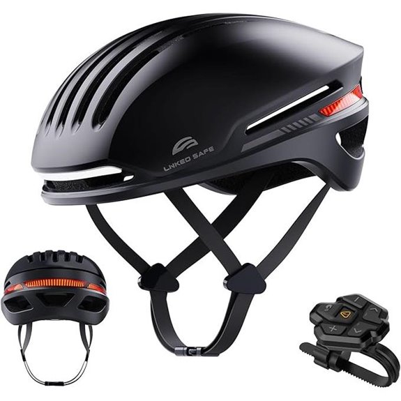 Smart Bluetooth Bike Helmet with Turn Signals and Speakers