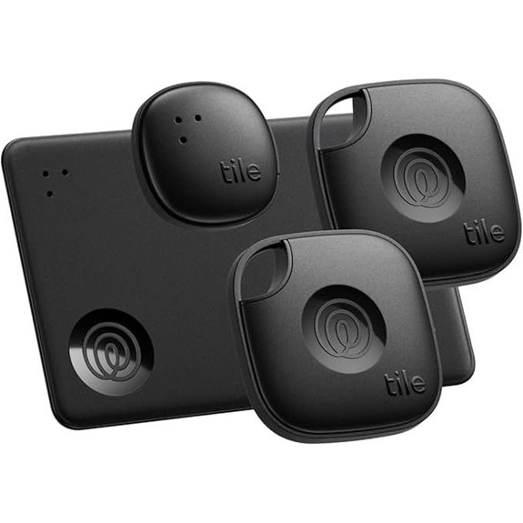 Tile Essentials Bluetooth Trackers 4-Pack for Keys & Wallets