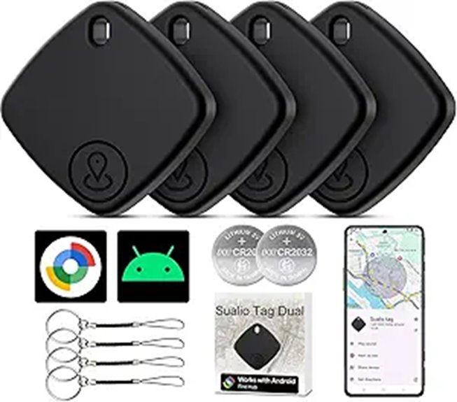 Air Tracker 4 Pack Bluetooth Luggage & Item Tags