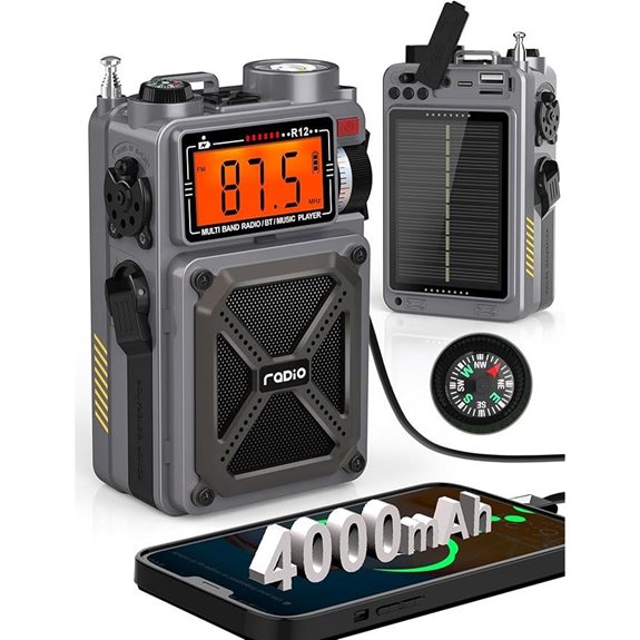 Digital Shortwave Radio with Bluetooth and NOAA Alerts