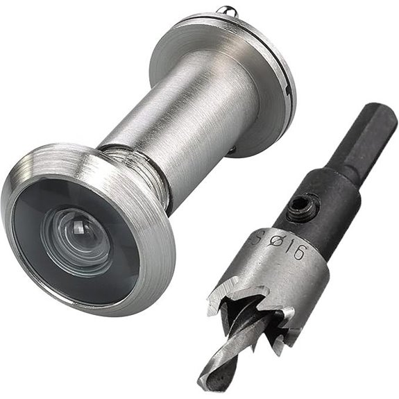 TOGU Brass Door Peephole with Privacy and Drill Bit