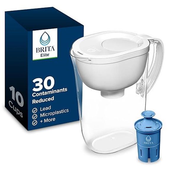 Brita 10-Cup Water Pitcher with Elite Filter