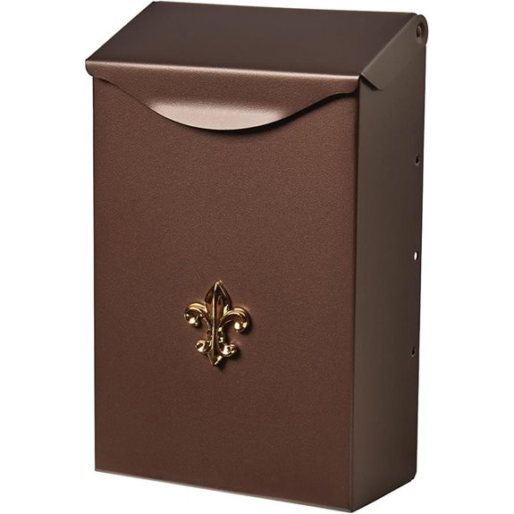 City Classic Wall-Mounted Mailbox in Bronze