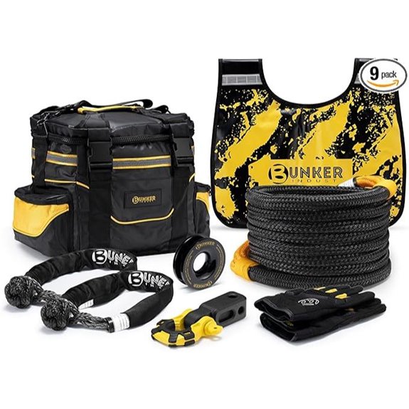 BUNKER INDUST Recovery Kit with Rope and Accessories