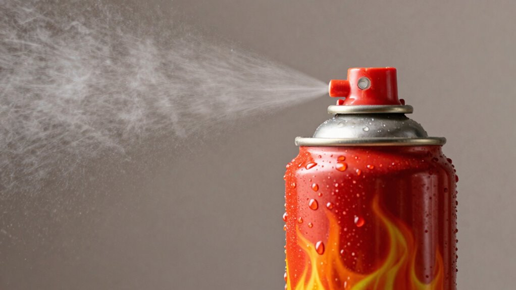 capsaicin disperses rapidly