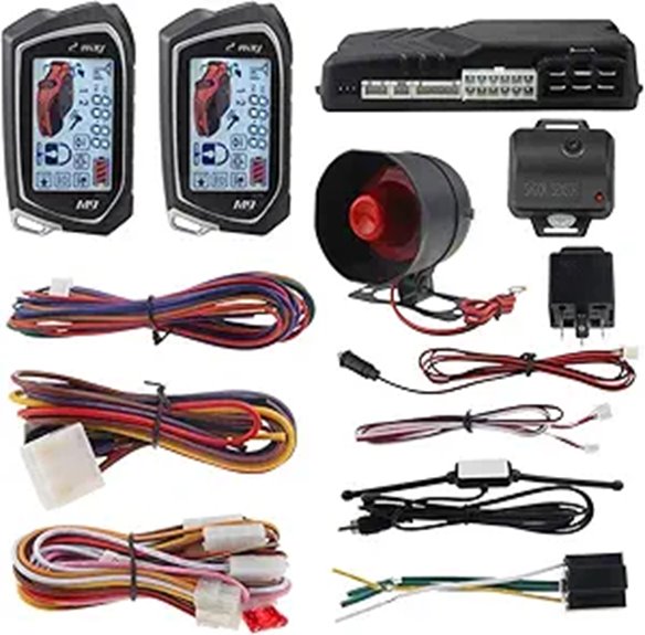 EASYGUARD EC201-M9 Car Alarm with LCD Pager