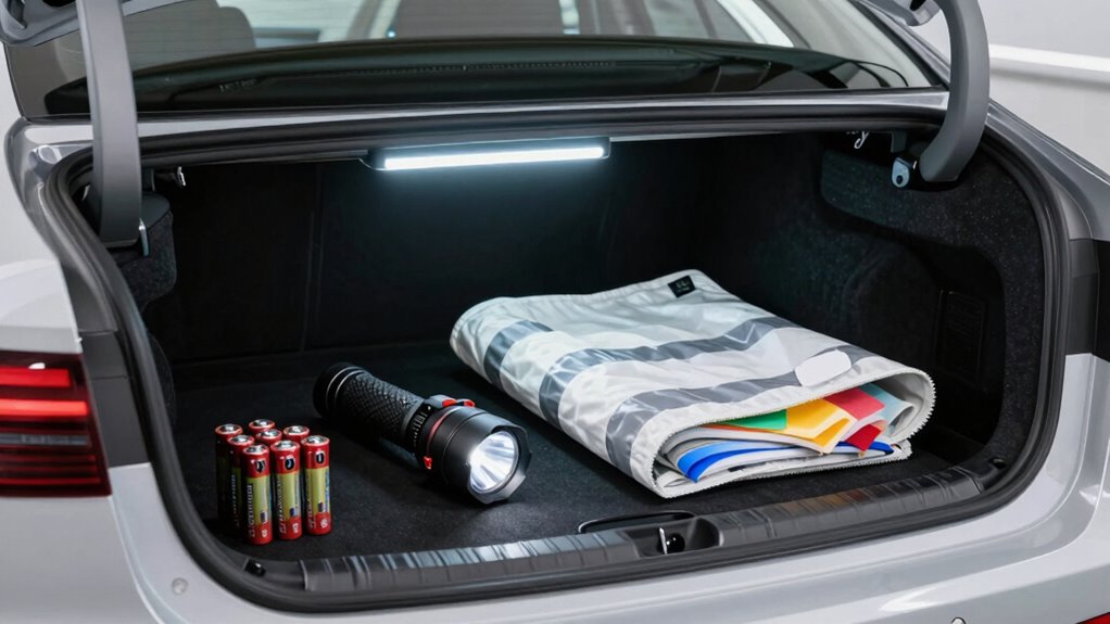 carry flashlight and batteries