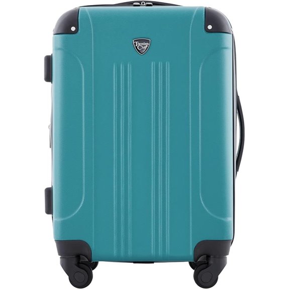 chicago teal spinner luggage