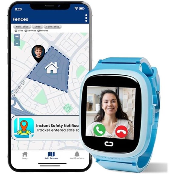 Kids GPS Watch with Call Tracking & SOS Alerts