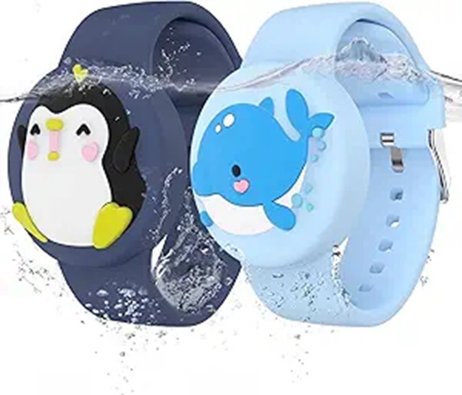 Waterproof Kid's AirTag Bracelets (2 Pack)