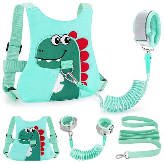 Toddler Safety Leash and Wrist Link for Travel