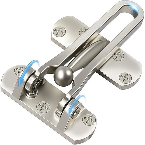 Childproof Aluminum Door Lock for Home Security