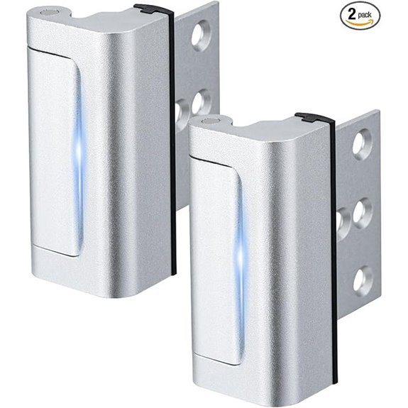 2 Pack Childproof Inward Door Lock with Stop