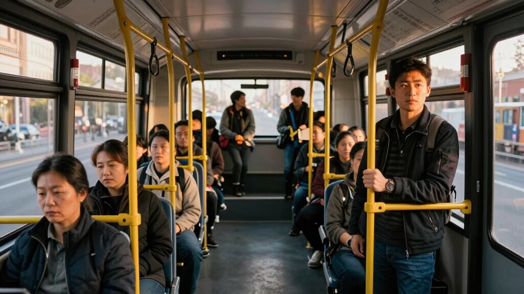 choose seats near exits