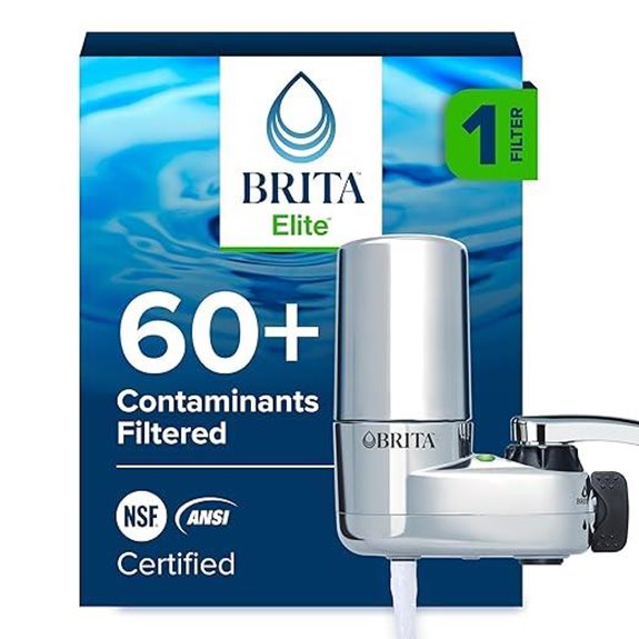 Brita Faucet Water Filter System Chrome