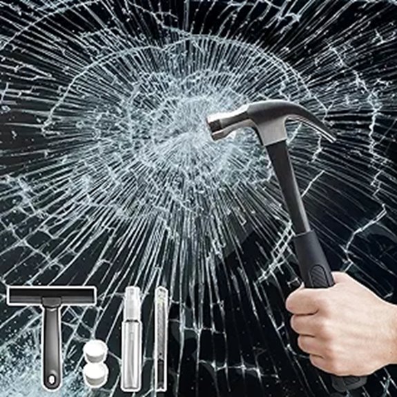 DUOFIRE Clear Security Window Film 11.8x78.7 in