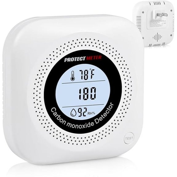 Carbon Monoxide & Humidity Detector with Real-Time Display