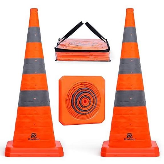 RoadHero 36 2-Pack Collapsible Traffic Cones