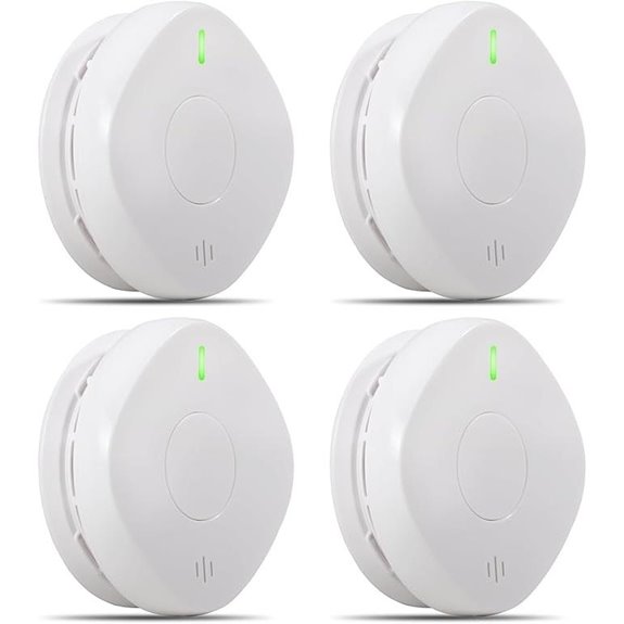 2-in-1 Smoke and Carbon Monoxide Detectors (4 Pack)