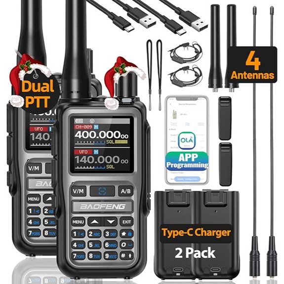 Baofeng UV-5R Mini Ham Radio with NOAA Weather