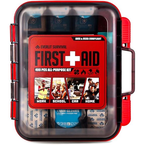 EVERLIT 400-Piece OSHA/ANSI First Aid Kit