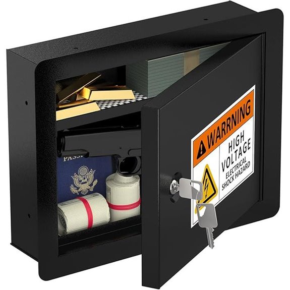 In-Wall Safe with Concealed Panel for Security
