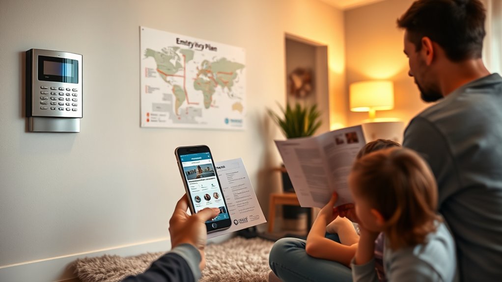 coordinate family emergency response