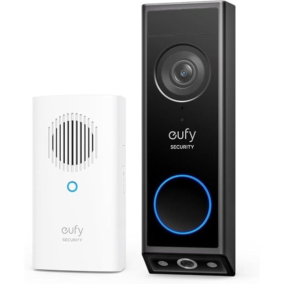 eufy Video Doorbell Camera with Chime and Night Vision