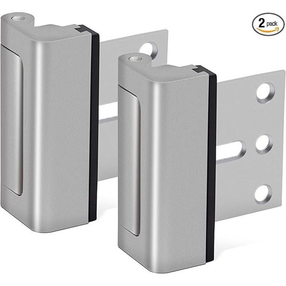 Home Security Door Lock 2-Pack Reinforcement Locks
