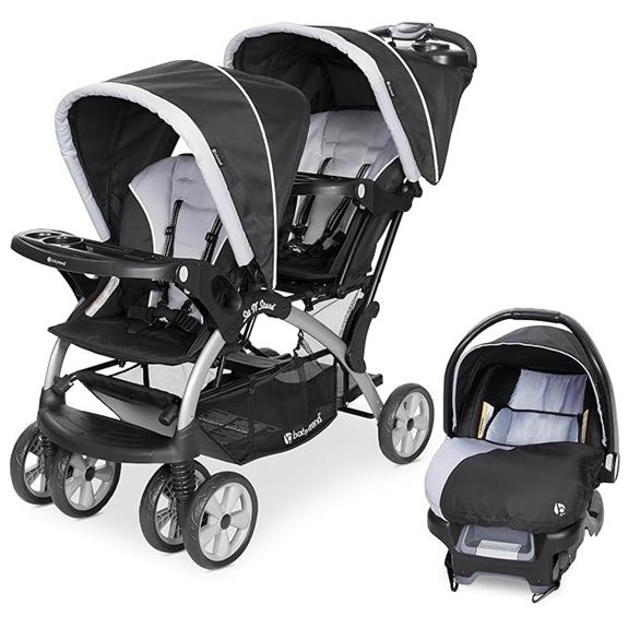 Baby Trend Double Stroller & Car Seat Set