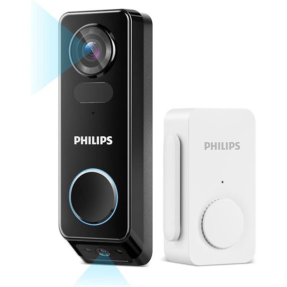 Philips Video Doorbell Camera with Dual 2K Cameras