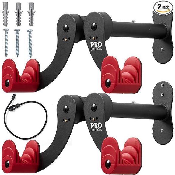 Pro Bike Tool Wall Mount Bike Rack (Set of 2)
