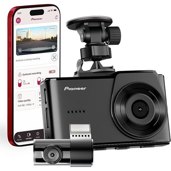 Pioneer VREC-H520DC Dual Dash Cam with GPS