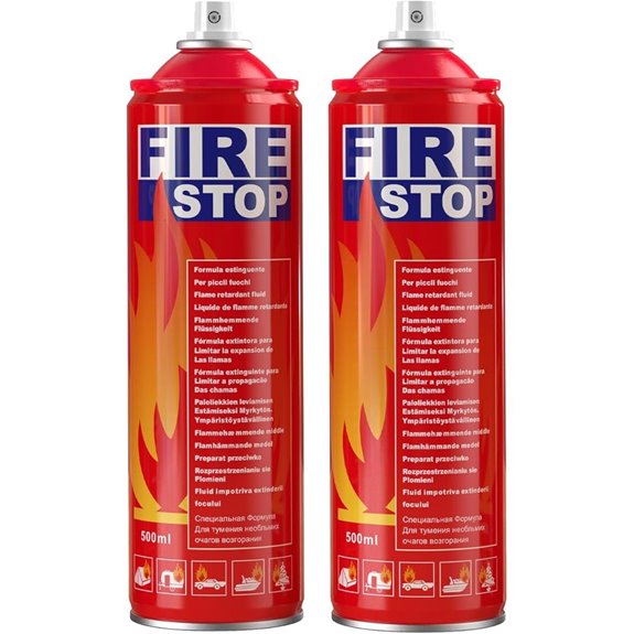 2-Pack Fire Extinguishers with Mounting Brackets