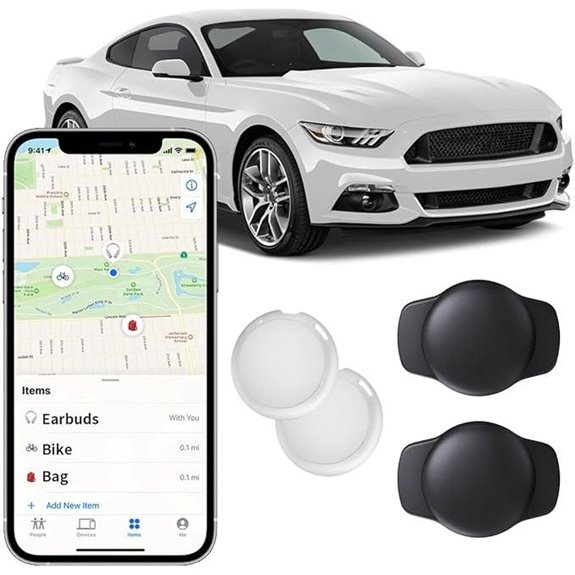 2 Pack GPS Car Trackers with Find My (iOS)