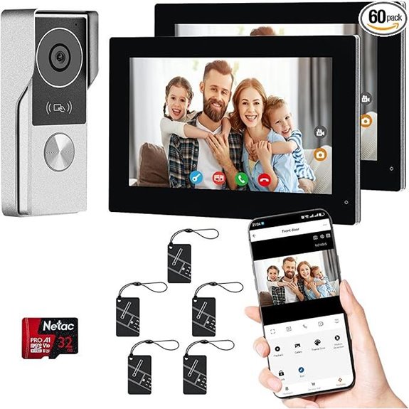 Dual 7 Video Intercom System with HD Camera