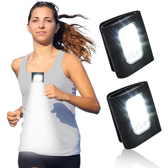 2 Pack LED Safety Lights for Running and Hiking
