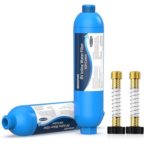 Bringpure RV Inline Water Filter (2 Pack)