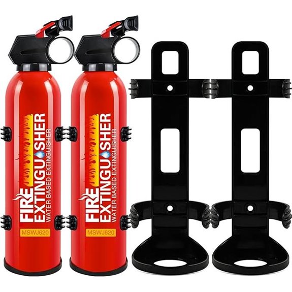 2-Pack Portable Fire Extinguishers for Home & Vehicle