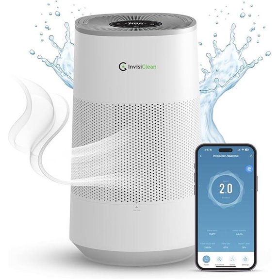 InvisiClean 2-in-1 Air Purifier & Humidifier for Home