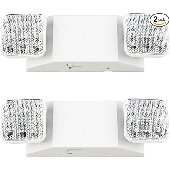dual wall mount emergency lights