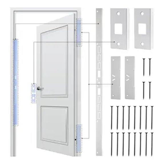 Heavy Duty Interior Door Jamb Repair Kit