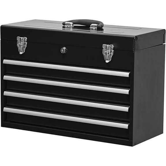 Heavy Duty Metal Tool Box with Drawers