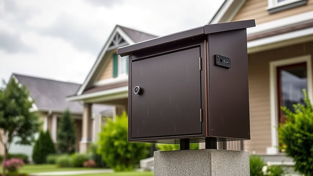 durable weatherproof secure easy