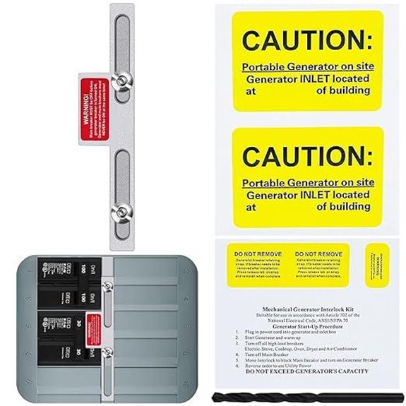 Generator Interlock Kit for Eaton Cutler Hammer Panels