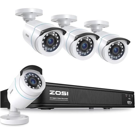 ZOSI 8-Channel 1080p Home Security Camera System