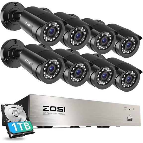 ZOSI 8CH 3K Lite Security Camera System with HDD