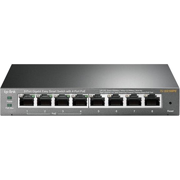 TP-Link TL-SG108PE V3 8-Port PoE Managed Switch
