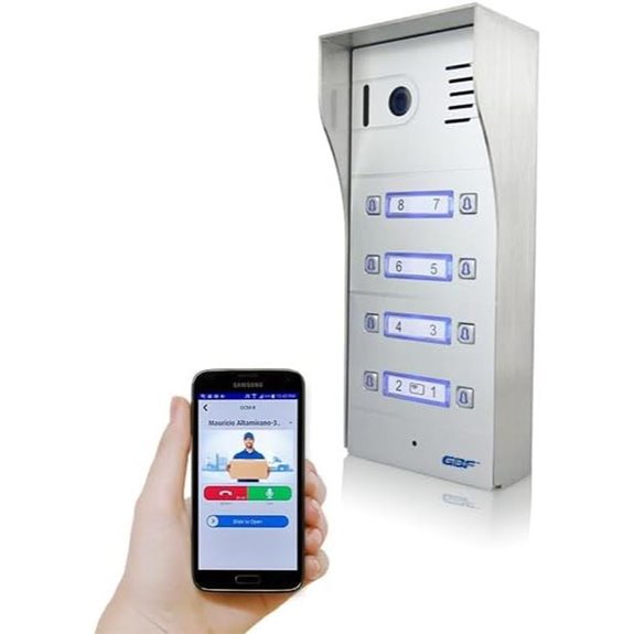 GBF Video Door Intercom System for 8 Units