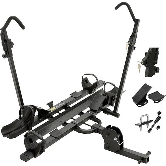TrailV2 Plus E-Bike Hitch Rack with Ramp & Lock